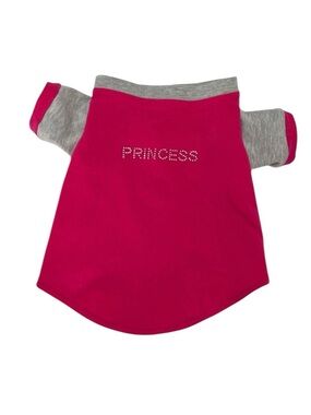 🦋 5/$25 - Hip Doggie Princess Shirt - Size XL